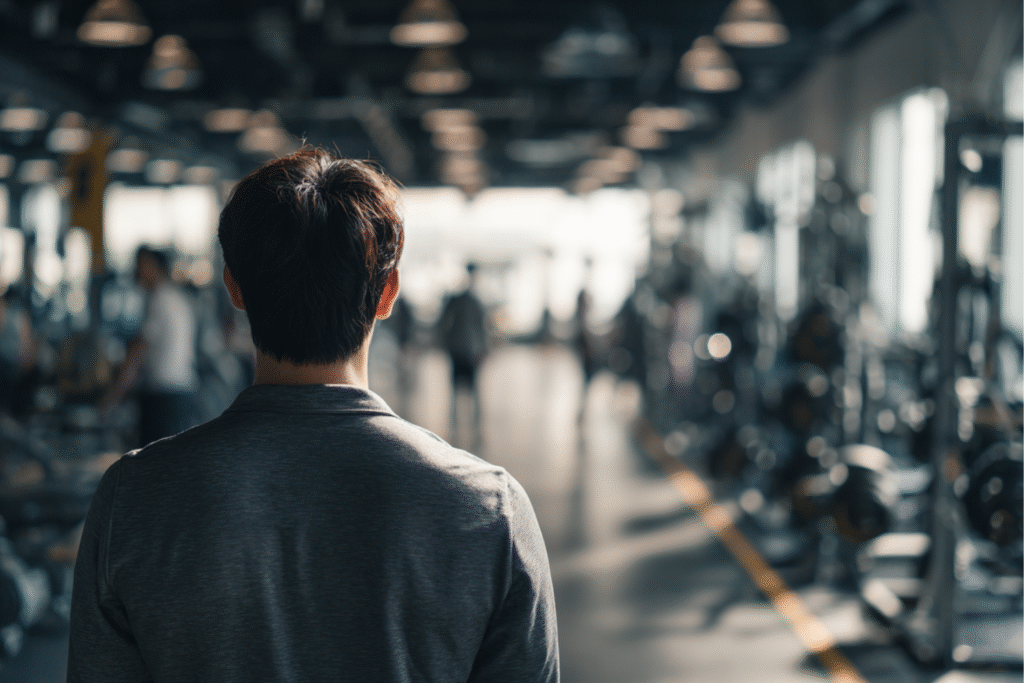 phòng gym nhỏ có thể chơi một cuộc chơi lớn